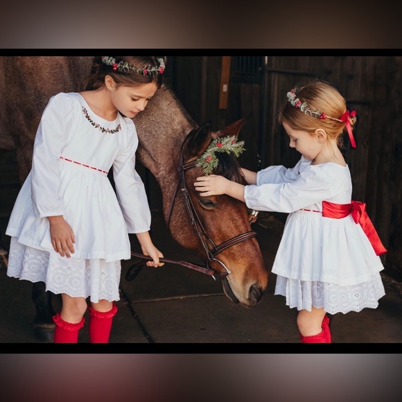 Love and grow baby girl Christmas dress - Picture 11 of 13